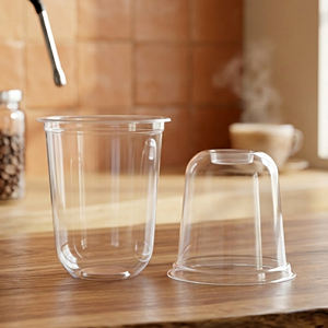 Wholesale Disposable PP <b>Cups</b> 16oz 22oz Transparent Single Wall <b>Plastic</b> <b>Cup</b> 95mm Lid Beverage Tea Coffee Juice Cold Drinks - Product Image 3