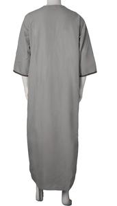 Túnica Tradicional de Manga Corta para Hombre, Estilo Dubai, Transpirable, Ropa Islámica, Poliéster y Algodón, Secado Rápido, Tallas Grandes - Product Image 2