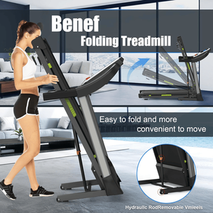 3.5 HP 330lbs Portable Electric Foldable Treadmill Home/Office Folding Walking/<b>Running</b> <b>Pad</b> for Home Exercise - Product Image 6