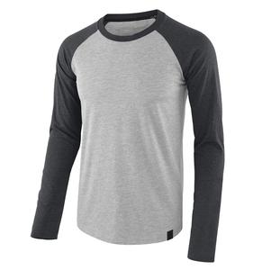 Camisetas de Manga Larga Raglán Casuales de Alta Calidad con Diseño Personalizado, Camisetas de Algodón con Estampado Serigrafiado, Cuello Acanalado, Cualquier Talla, para Hombre - Product Image 5