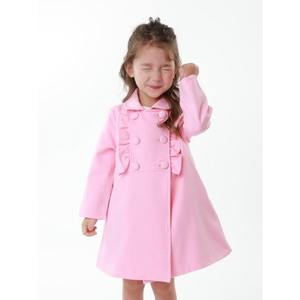 Veste Macaron Style Coréen OZKIZ pour Filles de 2 à 7 Ans Printemps/Automne – Trench en Laine pour Enfants – Vente en Gros Tendance - Product Image 1