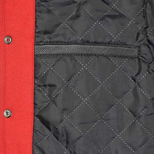 Veste universitaire en cuir de haute qualité pour homme, respirante, manches longues, avec logo brodé en chenille. - Product Image 4