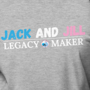 T-shirt de baseball unisexe Legacy Maker à manches 3/4 raglan en denim chiné/bleu marine, avec manches contrastantes, décontracté, en mélange de coton, style athlétique - Product Image 4