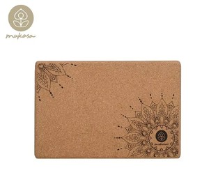 Brique de yoga naturelle Mukasa en EVA et à base de matériaux biologiques, dureté 50D, pour le yoga, la musculation, le fitness, le Pilates, la gym, les sports, produit très vendu - Product Image 4