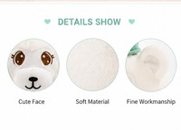 Jolie balle anti-stress en peluche douce, jouet Kawaii anti-anxiété pour enfants et adultes, format poche, idéal pour un anniversaire