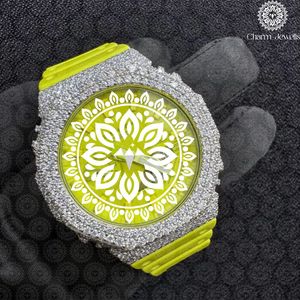 Montre de luxe Charm Jewells en acier inoxydable, cadran analogique de 40 mm, verre saphir, lumineuse, mouvement mécanique pour homme, date automatique - Product Image 3