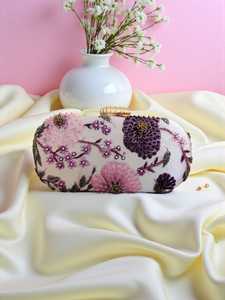 Bolso de Mano con Bordado Estampado de Diseñador, para Mujer, para Bodas, Fiestas Nocturnas, Estilo Indio, Hecho a Mano - Product Image 1