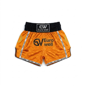 Sublimated Muay Thai Shorts Custom Design Muay Thai Shorts Lightweight <b>Trunks</b> Unisex Boxing Sparring Short Pants - Product Image 5