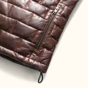2025 Best Fashion <b>Men's</b> Genuine Cow <b>Leather</b> Winter Motorcycle <b>Jacket</b> Punk Party Studded Chains Slim Fit Hooded Animal Print - Product Image 2