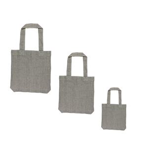 Custom Promotion Eco-Friendly Nettle Canvas Handled Medium Tote <b>Bag</b> Shopping Tote Customized Logo Biodegradable 100 Pcs <b>Gifts</b> - Product Image 1