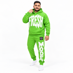 Ensemble de survêtement décontracté et épais pour homme Rexfit Sports, avec sweat à capuche en molleton imprimé et pantalon de jogging, étiquettes personnalisées, style streetwear - Product Image 2