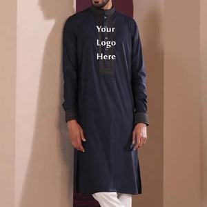 Hombres Shalwar Kameez - 100% Algodón Último Estilo Islámico Shalwar Kameez Para Hombres 100% Tela de algodón Fabricante de BD - Product Image 2