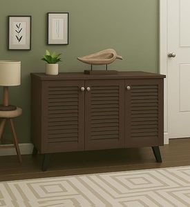 <b>Shoe</b> Rack Wooden with Door - 3 Door 6- Tier Engineered Wood <b>Shoe</b> Rack Organizer for Entryway, Hallway & Bedroom, <b>Space</b> <b>Saving</b> - Product Image 2