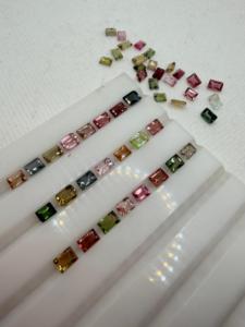 Turmalina 100% Natural Multicolor Corte Baguette 15CT Suelta Genuina Minada en Tierra de Origen Africano con Juego de Color y Fuego para Joyería Personalizada - Product Image 3