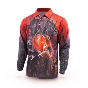 Camisetas Polo de Pesca Casuales, Transpirables, Impermeables, con Protección UV UPF 50+, de Calidad Premium, con Impresión Sublimada Personalizada y Antibacterianas - Product Image 1