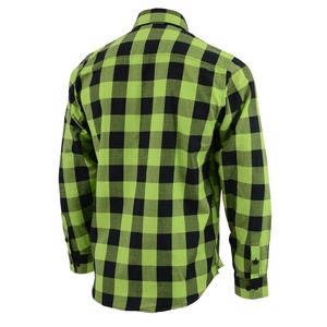 เสื้อเชิ้ตผ้าสักหลาดลายตารางสีเขียวและดำสำหรับผู้ชาย ผ้าฝ้ายทนทาน ติดกระดุม ลำลอง เหมาะสำหรับฤดูหนาว ทำงานได้ ผู้ผลิตจากโรงงาน - Product Image 2