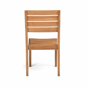 Ensemble de chaises de salle à manger en teck, structure en bois, pour la maison, l'extérieur et le jardin - Product Image 4