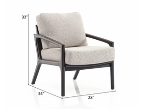 Juego de Sofás Seccionales Cuadrados de Madera de Teca Sólida, Modernos y de Lujo, Tapizados en Tela, para Hotel, Villa, Sala de Estar - Product Image 5
