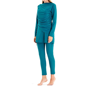 Burkinis musulmans modestes pour femmes grandes tailles, personnalisables, à séchage rapide, respirants, à manches longues - Product Image 1