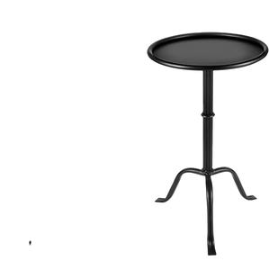 Mesa Auxiliar Artesanal de Aluminio Fundido con Acabado Negro Mate - Product Image 2