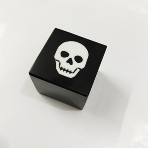 Skull and Crossbones Dice Storage <b>Box</b>, Gothic Wooden <b>Keepsake</b> <b>Box</b> for Dice Sets, Gaming Accessories, Trinkets and Alternative - Product Image 5