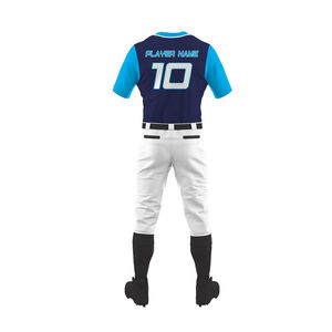 Vêtements de sport pour hommes les plus vendus pour le baseball et le softball, uniformes personnalisés de couleur unie fabriqués à partir de matériaux respirants de l'usine - Product Image 3