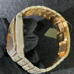 Relojes ETA de Edición Limitada de 44 mm, Hechos a Mano, con Cristal de Zafiro, de Acero Inoxidable, Estilo Hip Hop, Unisex, con Joyas de Belleza Artísticas - Product Image 2