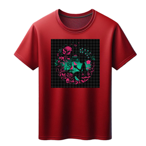 T-shirt en coton personnalisé en gros, teinture écologique, haut de gamme pour homme, prix d'usine - Product Image 3