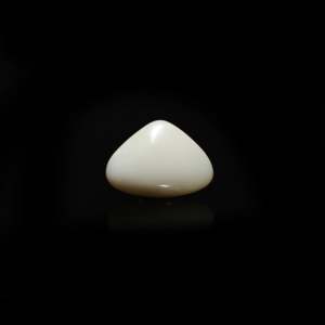Natural Larimar Amber Opal Loose Gemstone 5.75 Carat Pear Oval Pink for Fine Jewelry - Product Image 2