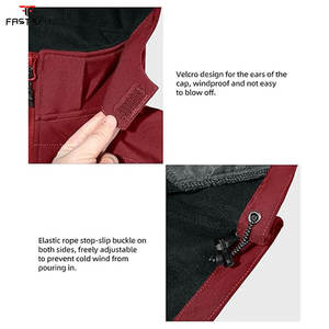 Veste matelassée imperméable pour femme, coupe-vent légère, softshell imprimé, tricotée, respirante, en polaire, pour l'automne - Product Image 5