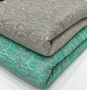 Malty embroidery fabric embroidery fabric embroidered cotton fabric lace fabric chiffon embroidery fabric textile supply exports - Product Image 4