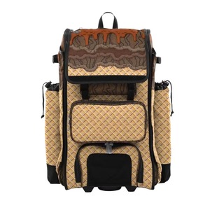 Mochila de Béisbol y Sóftbol Personalizada con Compartimento para Zapatos, Bolsa con Ruedas para Bate y Gancho para Casco de T-Ball, Mochila Juvenil para Bate de Béisbol - Product Image 1