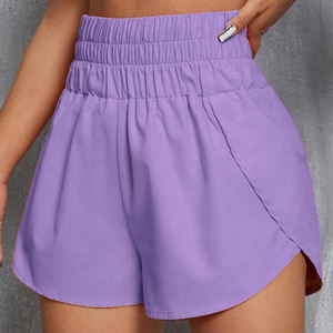 Shorts de sport taille haute pour femmes, respirants, très élastiques, pour yoga et détente, écologiques, motifs tendance - Product Image 3