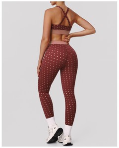 Highly Professional Women,s Slim Fit Workout Sportswear Set Includes High Waist Leggie Bra <b>Plus</b> <b>Size</b> Anti-Bacterial Washed Solid - Product Image 3