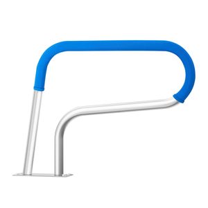 Corrimano per Piscina 32 x 23 Pollici con Piastra Base in Acciaio Inossidabile, Dispositivo di Sicurezza per Piscine Interne/Esterne - Product Image 3