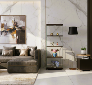 TMG-G202 luxe moderne double porte en verre trempé meubles de maison vitrine pour Villa salle à manger chambre salon & hôtel - Product Image 3