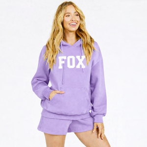 Ensemble décontracté pour femme : sweat à capuche oversize uni et short au-dessus du genou – Qualité supérieure, écologique et respirant - Product Image 3