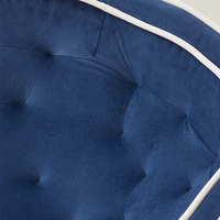 Pouf moderne en velours éponge haute densité, facile d'entretien, doux et confortable, Vietnam, pour salon et chambre à coucher MD14
