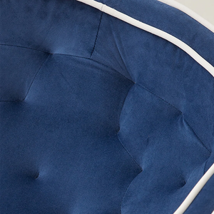 Pouf moderne en velours haute densité, nouveau modèle Vietnam MD14, pour salon et chambre à coucher - Product Image 3