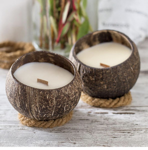 Modern Handmade Coconut Wax Scented <b>Candles</b> <b>Long</b> Burning Eco Friendly Home Decor - Product Image 2