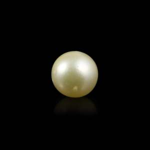 Perle de pierre précieuse dorée en vrac 4,65 carats 8-9 mm pour bijoux fins - Product Image 1
