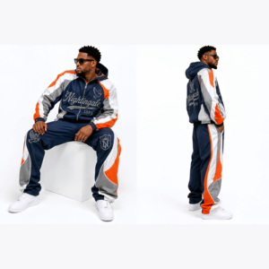 Conjunto Deportivo de 2 Piezas para Hombre, Personalizado, Transpirable, de Nailon Plisado, con Franjas Reflectantes UV, Cortavientos de Invierno, Ecológico - Product Image 6