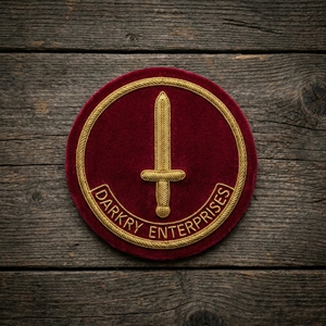 Badges brodés sur mesure en fil de métal, écussons maçonniques dorés faits à la main, emblèmes sur mesure de haute qualité, fabricant direct - Product Image 6