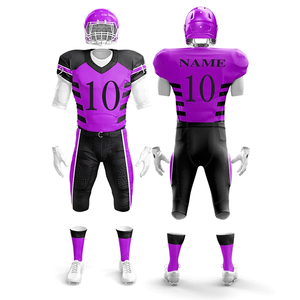 Uniforme de football américain de haute qualité, ensemble de maillot et de pantalon personnalisés pour équipe, vêtements de performance athlétique à séchage rapide - Product Image 4