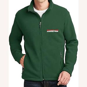 แจ็คเก็ตลำลองผู้ชายผ้าฝ้ายโพลีเอสเตอร์แขนยาวสีทึบสำหรับใส่ออกกำลังกาย - Product Image 1