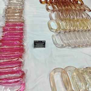 Cadenas de Resina con la Mejor Combinación de Colores, Tamaño Grande y Opciones Transparentes o Multicolores, Estilo Moderno para Regalos por Sami Handicraft - Product Image 1