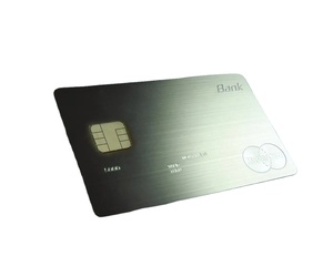 Özelleştirilmiş çip boş Metal akıllı kart Nfc Rfid Metal kartları