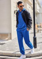 Ensemble de survêtement premium pour homme et femme, logo personnalisé, 2 pièces, sweat à capuche et jogging assortis, coton molletonné, streetwear, sportswear, décontracté