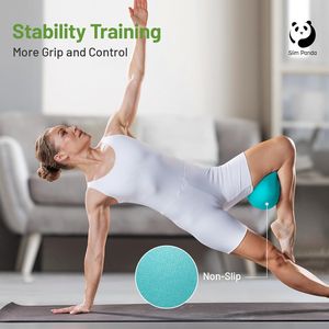 Pelota de Pilates Pequeña de 9 Pulgadas, Antiexplosión, para Yoga, Estabilidad, Ejercicios de Fortalecimiento del Core, Fisioterapia - Product Image 3