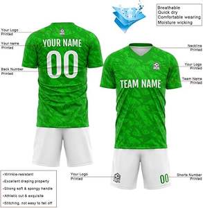 Uniforme de Fútbol de Último Diseño 100% Poliéster, Nuevo Estilo, Personalizado para Adultos, Color Personalizado, Logotipo Personalizado, Unisex, Secado Rápido, Premium - Product Image 3